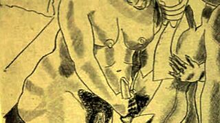 Vintage erotic art