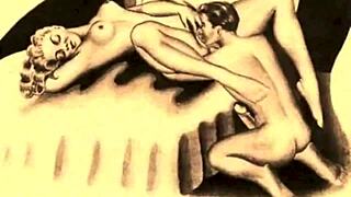 Vintage erotic art