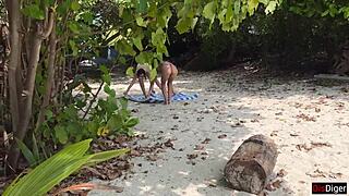 public beach pickup leads to risky flashing and facial