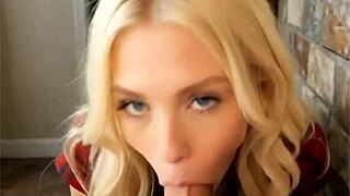 Perky Blonde Blowjob Ecstasy
