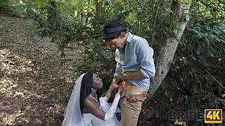 Beautiful Bride Has Cold Feet On Her Wedding Day