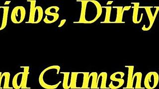 Blowjobs Dirty Talk And Cumshots On Shaved Pussy