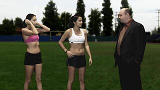 alyssa reece anna lovato chloe conrad and paige ashley have group sex