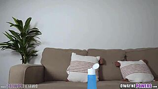 watch me massage this ebony foot model's big oiled booty and toes