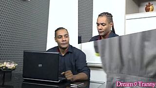 two hung men take turns cumming inside sabrina