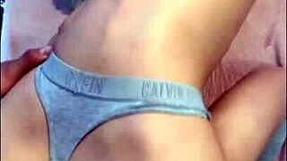 Amateur latina couple fucks hard after panty play