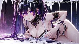 demure gothic girl with rock star part 2 hentai