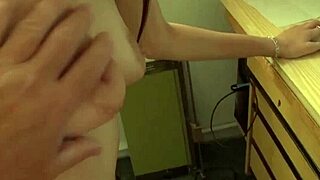 Omahunter hot mature lady and teen lesbian trying strapon