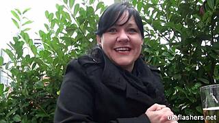 Chubby british amateur rubbing in all the wrong places