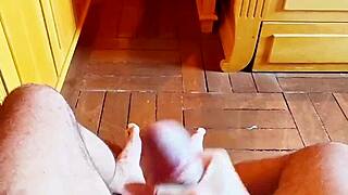 cumshot during masturbation