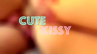 Close up lucky cock pulsates inside that juicy pussy