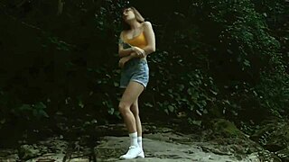 Getting naked and touching myself in public