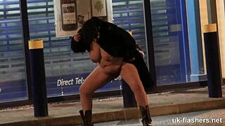Chubby british amateur rubbing in all the wrong places