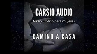 camino a casa audio for woman male voice asmr