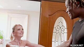 adorably innocent petite blonde takes bbc