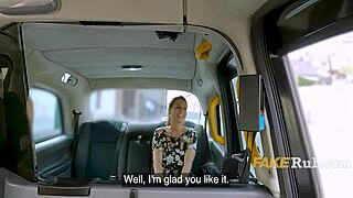 Innocent Czech Girl Fucks In Taxi