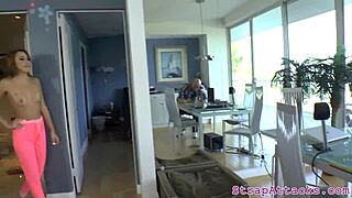dominating her lover with strap-on toys