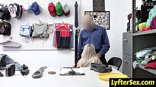 Officer fucks repeat shoplifter caught in the store