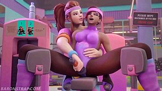Entrenamiento De Sombra Con Brigitte En Su Gimnasio