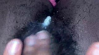 My Hairy Pretty Pussy Cumming