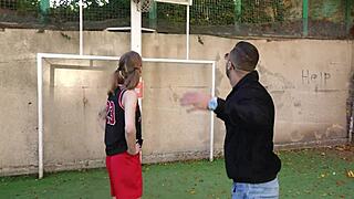 I Meet A Cute Basketball Player And Fuck Her On The Street