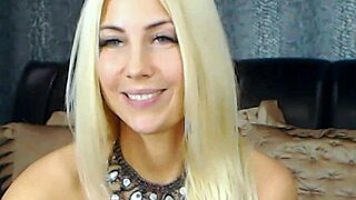 hot russian blonde reaches intense moment on cam