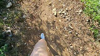 latina naked outdoors fucks stranger with sleeve