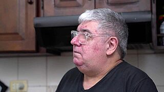 delivery guy could not resist giving up his ass for anal creampie