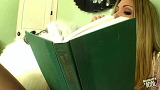 Ethereal small tits blonde searches for anal fun