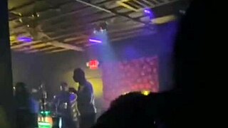 Carmen hayes shows off her boobs in strip club