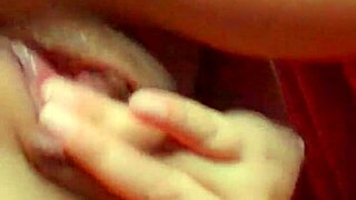 her fingers explore with wild passion