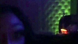 Carmen hayes shows off her boobs in strip club