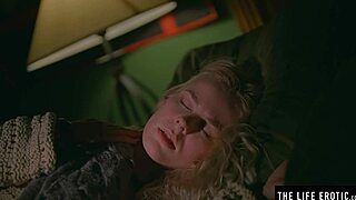 Stunning Blonde Masturbates To Wet Orgasm In Socks