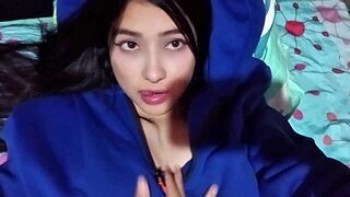 ni�era caliente con tetas anhelaba mi polla en casa