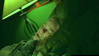 Stunning Blonde Masturbates To Wet Orgasm In Socks