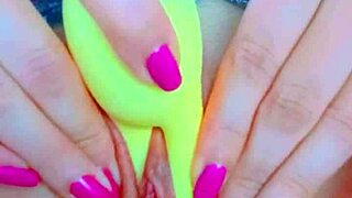 latina college shows shaved pink pussy