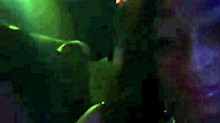 Carmen hayes shows off her boobs in strip club