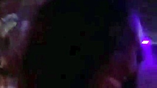 Carmen hayes shows off her boobs in strip club