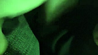 goth gives sensual blowjob and swallows cum