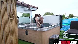 horny wife sucks and fucks big black cock