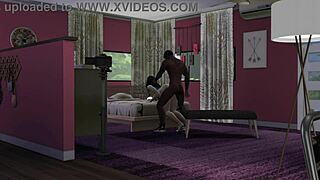 Hot wife cheats on her husband with a black guy