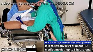protester receives medical treatment
