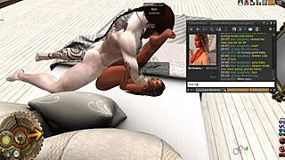 Second life interracial encounter