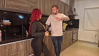 Latina Swallows Monster Cock Brutally