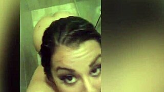 bbw latina miss madii gets wet in shower