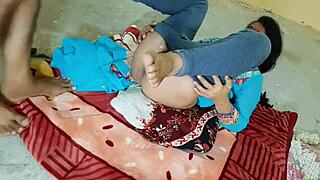 young indian girl takes hard painful anal sex