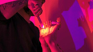 tasty foot fetish with naughty young 18+ brunette malvada favorita