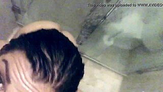 bbw latina miss madii gets wet in shower