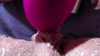 Extreme close up big clit pussy squirting orgasm