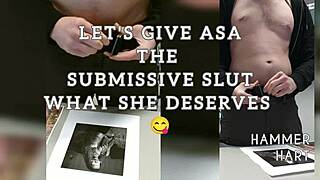 Tribute video created for asa submissiveslut with close details